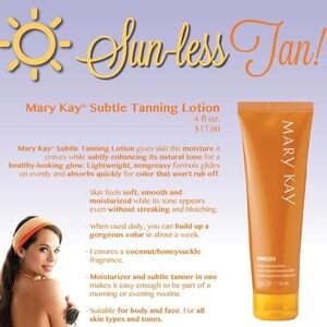 MARY KAY SUNCARE SUBTLE TANNING LOTION SKINCARE SELFCARE BEAUTY